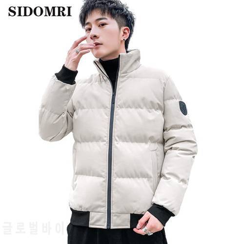 Winter jacket for men stand-up collar thickening warm loose Cotton-padded jacket fashion style large-size