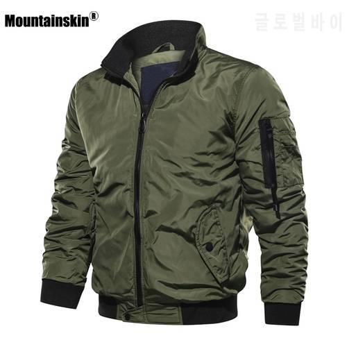 Mountainskin New Men&39s Jackets Autumn Winter Military Coats Fashion Army Casual Outerwear Male Jacket Mens Brand Clothing SA707