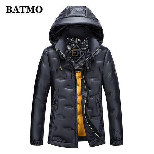 BATMO 2023 new arrival winter 90% white duck down hooded jackets men,men&39s waterproof warm jackets,2001