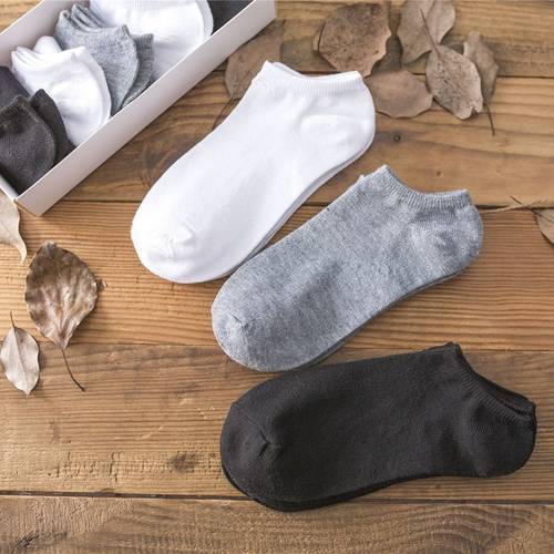 10 Pairs/lot Cotton Men&39s Socks Bs Solid Color Short Socks Men Business Casual Thin Socks Spring Summer Unisex calcetines hombre