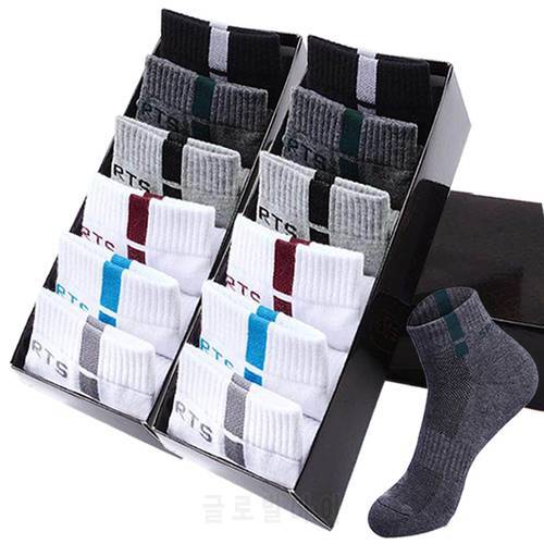 10 Pairs High Quality Cotton Socks Men Summer Sports Socks Black White Fashion Business Mesh Breathable Men&39s Dress Socks Male