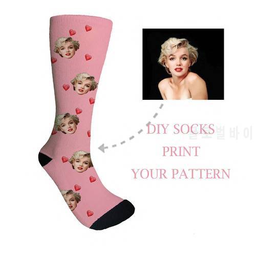 3D Diy Printed Personalized Custom Socks Women Long Socks Custom Men&39s Sport Socks Personalized Knee Socks Custom Gifts