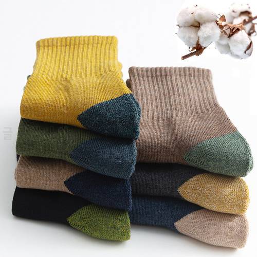2021 New Japanese Harajuku Socks Winter Warm Men&39s Socks Thicke Terry Breathable High Quality Casual Business Socks Cotton Male