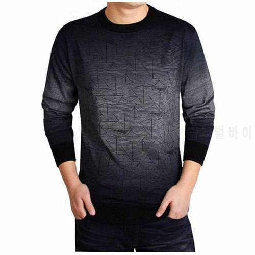 Cotton Sweater Men 2022 Brand Clothing Mens Sweaters Print Casual Shirt Autumn Wool Pullover Men O-Neck Pull Homme Top