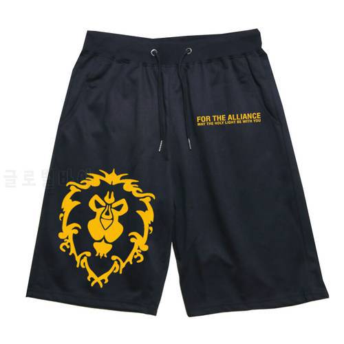 World of Warcraft Fitness Knee Length Trousers for the Horde Sports Sweat Breathable Gym Pants Students Cotton Sweatpants