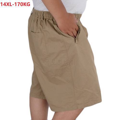 summer men kores style cargo shorts pockets letter plus size 7XL 8XL 9XL high street cool out door sports shorts safari style