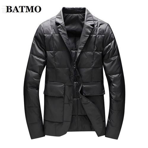 BATMO 2020 new arrival high quality 90% white duck down jackets men,mens winter blazer, 88016