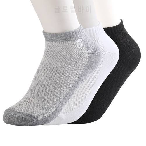 10 Pairs/ Lot Plus L Fashion New Solid Color Men&39s Socks Good Quality Casual Mesh Summer Breathable Sock For Men Good Quality