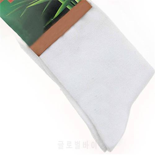 One Pairs Men Boys Solid Elastic Short Socks Health Bamboo Fiber Stocking Men Socks Christmas Warm Gift 028