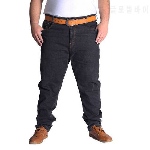 36-52 Large Size Casual Jeans Spring Autumn Men Pants New Arrival Male Jeans Famous Brand Straight Denim Pants HLX37