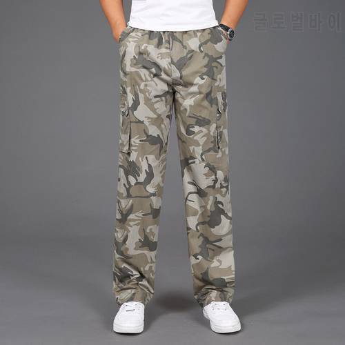 2022 New Joggers Men Hot Sale Casual Camouflage Pants Homme Summer 100% Cotton Elastic Comfortable Trousers Men Plus Size 5XL