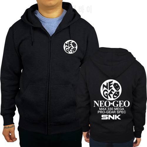 Neo Geo Pro Gear Spec Logo men zipper sweatshirt autumn luxury brand fashion rock hoodies casual hip-hop cool hoody