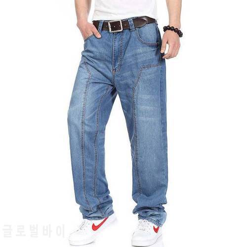 New 2017 Fashion plus size jeans men&39s hip-hop trousers skateboard men jeans hiphop clothes Bottoms long pants 30-46
