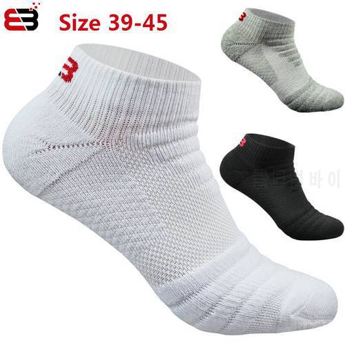 3 pairs Men Short Socks Gifts for Mens 100 Cotton Thick No Show Breathable Damping Towel Bottom Sports Running Casual sock