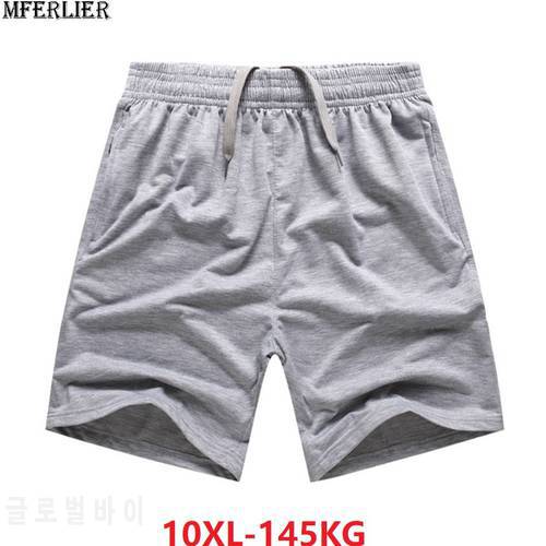 summer large size 9XL 10XL 150kg men sports shorts oversize Comfortable soft loose elasticity casual out door shorts MFERLIER