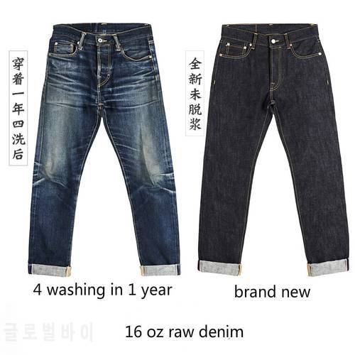 511XX-0001 RockCanRoll Read Description Heavy Weight Indigo Selvage Washed 16oz Pants Sanforized Thick Raw Denim Jean