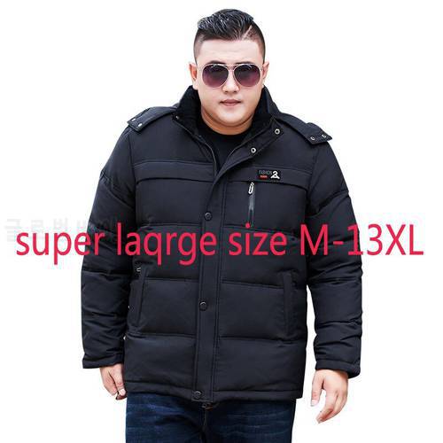 New Arrival Fashion Down Jacket Men Extra Large Short Thick Winter Coat White Duck Down Casual Plus Size M-10XL 11XL 12XL 13XL