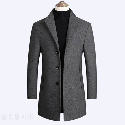 Fashion plus size men&39s jacket trench coat