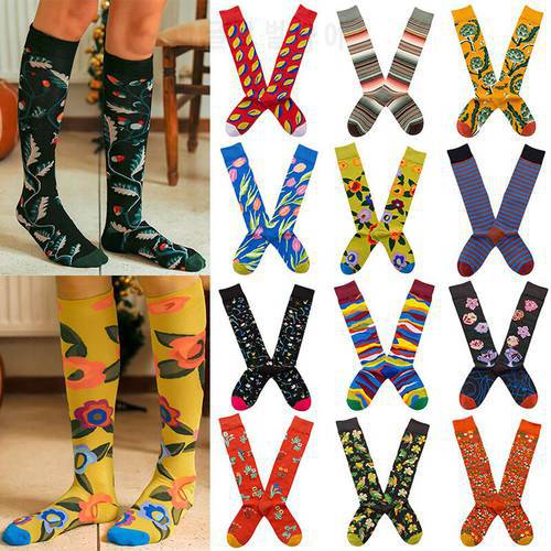 Men Women Socks Knee Sports Stockings (20-30mmHg) for Football Running,Travel,Cycling,Pregnant,Edema,Nurse