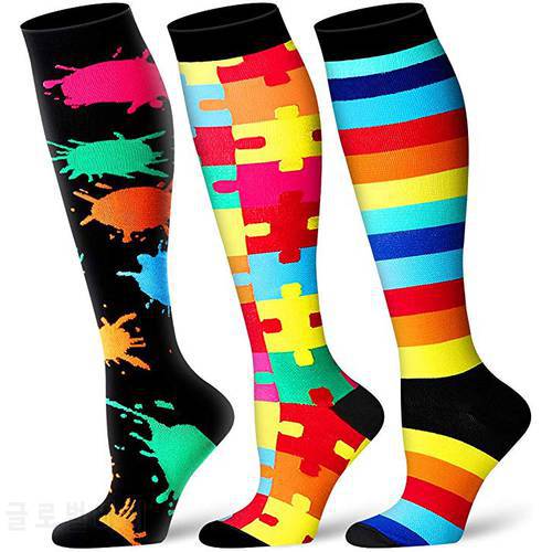 Compression Socks Support Outdoor Sports Pregnancy Racing Cycling Sock Athletic Running Health Socks