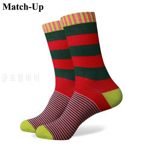 Match-Up collection socks men multicolour stripe cotton sock mens socks brand