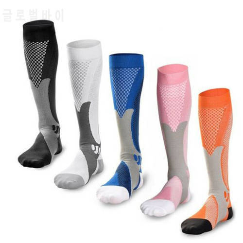 Women Men Compression Socks Hot Calf Shin Leg Running Fitness Cross Fit Football Sports Socks Anti Fatigue Long Stocking