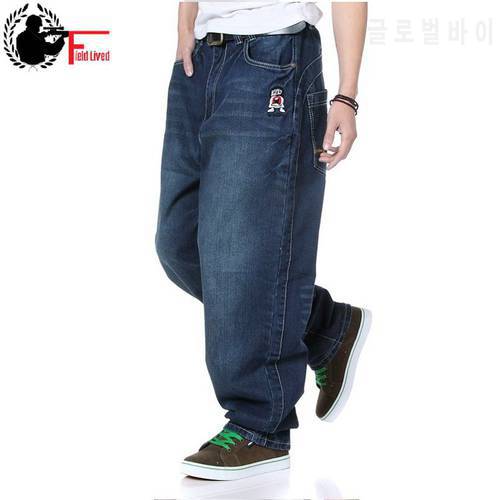 Men&39s Streetwear Baggy Jean Loose Big Size Y2K Street Fashion Wide Leg Pant Straight Male Harem Denim Trouser Oversize Hip Hop
