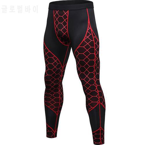 New 2020 Summer Fitness Tights Sporstwear Sweat Pants Gyms Compression Trousers Fitness Leggings Men Quick Dry Joggers Pants