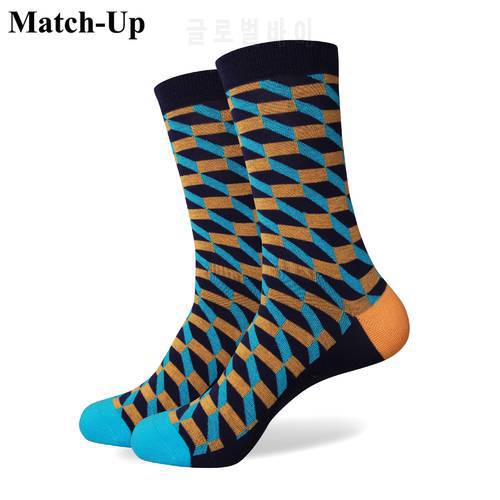 Match-Up men colorful combed cotton socks 280