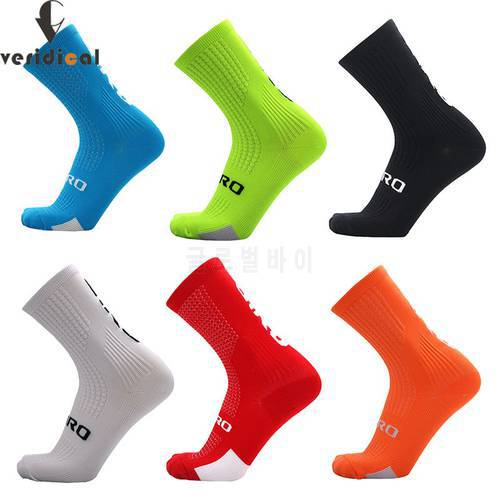 5 Pairs/Lot Compression Socks Men Nylon Running Marathon Cycling Outdoor Sports Soccer Socks Colorful Breathable Deodorant Meias