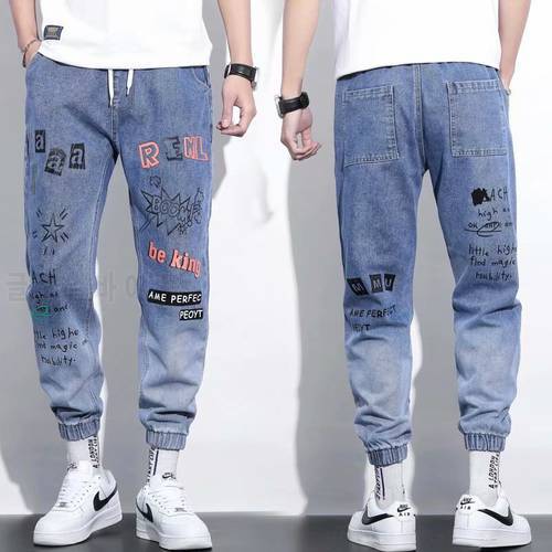 Korean Men&39s Pants Streetwear Jogging pants Men Harajuku Fashion Cargo Pants Men Casual Men Clothing Elastic Waist Men Trousers