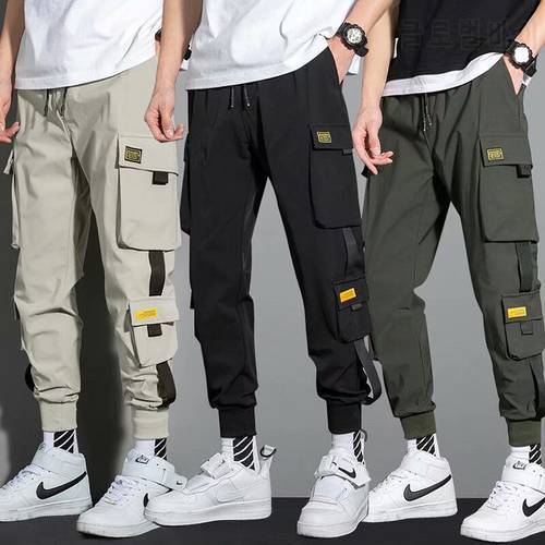 Streetwear Men&39s Pants Harajuku Fashion Joggers Trousers Cargo Pant Men Casual Summer Men Clothing Elastic Waist Men Pants