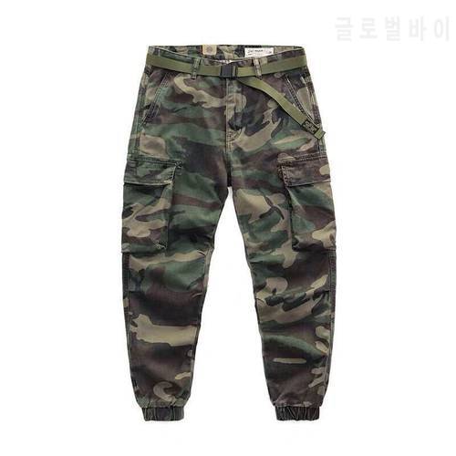 2020 Harajuku Men Streetwear Pockets Cargo Pants Men Camouflage Casual Jogger Fashion Trousers Harem Joggers