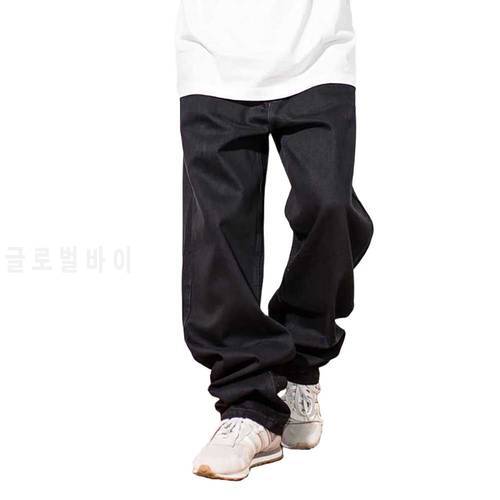 Hip Hop Harem Jeans Men Casual Loose Baggy Denim Pants Cowboy Straigth Trousers Black Jeans Plus Size Man Clothing