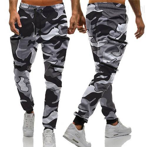 2021 Mens Multi-Pockets Cargo Pants Joggers Cotton Harem Pants Hip Hop Trousers Sweatpants