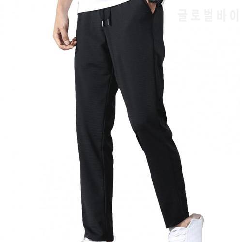 Straight Ninth Pants Ice Cool Loose Men Trousers Fashion Summer Mid Rise Men&39s Sports Pants Training Sports Pants Gym Trousers