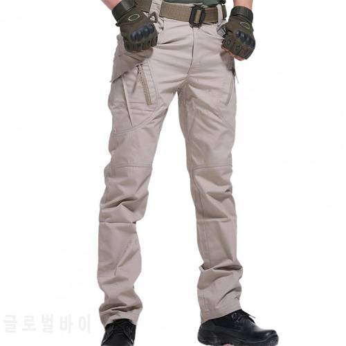 Men Tactical Pants Military Urban Commuter Tacitcal Trousers Summer Casual Men Cargo Pants Multi-Pocket Slim Long Pants for Male