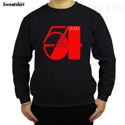 Studio 54 hoodies 100% Cotton Retro Disco Paradise Garage brand mens sweatshirt fashion hoodies euro size
