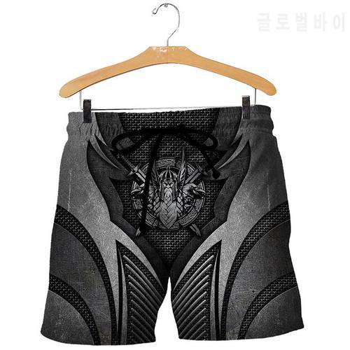 Armored pirates 3D full body printing fashion beach casual Shorts New Daily shorts