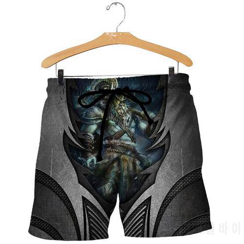 Armored pirates 3D full body printing fashion beach casual Shorts New Daily shorts 002