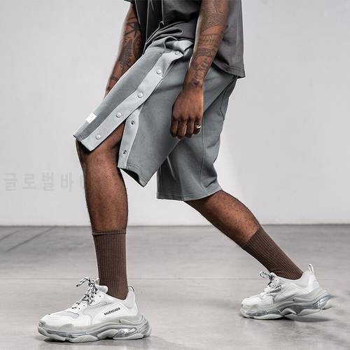 2021 Men&39s Shorts Homme Summer Joggers Short Pants Cotton Hip Hop Streetwear Bottoms Gyms Fitness Clothing Casual Shorts For Men