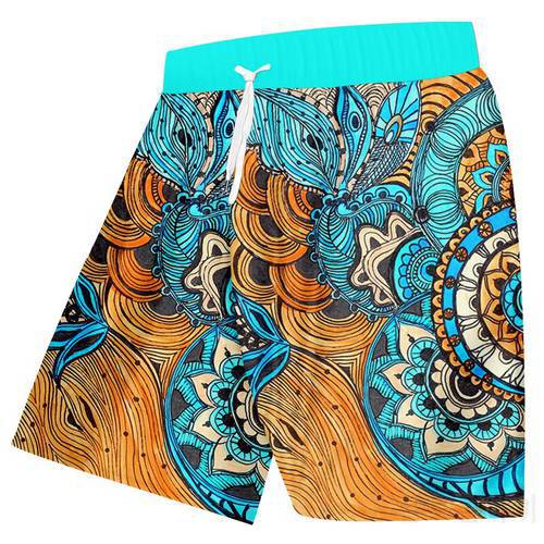 UJWI Summer Hot Shorts Men&39s Hip-hop 3D Printed Sports Shorts Colorful Totem Factory Direct Supply Sports Pants Original Design