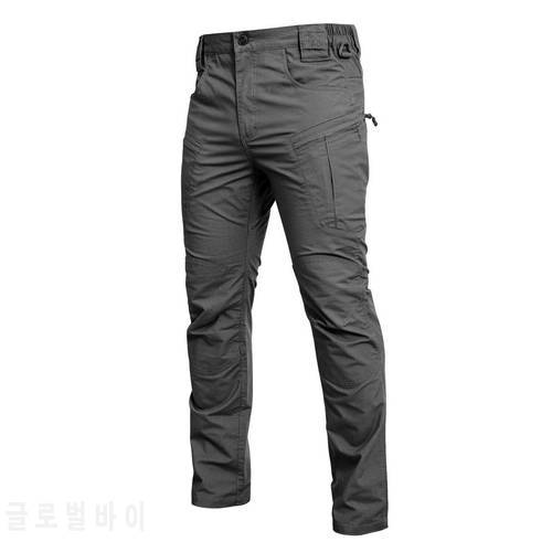 Quick Dry Cargo Pants Men Army Military Tactical Pants Outdoor Thin Streetwear Jogger Trekking Hiking Mountain Tourism Trousers