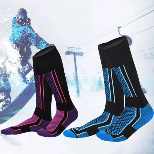 Ski Socks Thick Cotton Sports Snowboard Cycling Skiing Soccer Socks Men Women Moisture Absorption High Elastic Thermal socks
