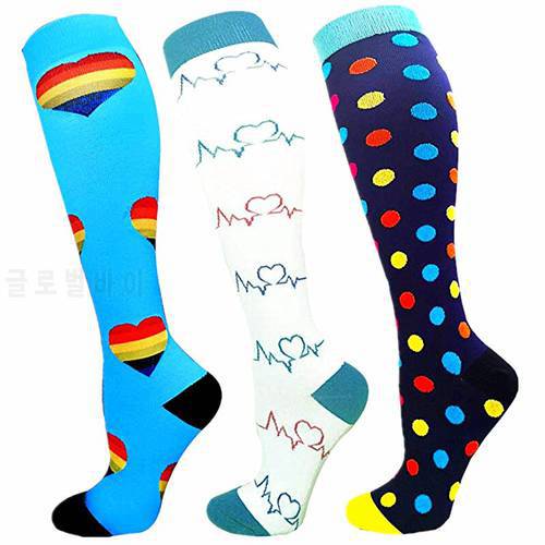 Sport Socks Compression Socks 20-30 Mmhg Women Men Stockings Best Medical Nursing Hiking Travel Flight Socks Running Socks