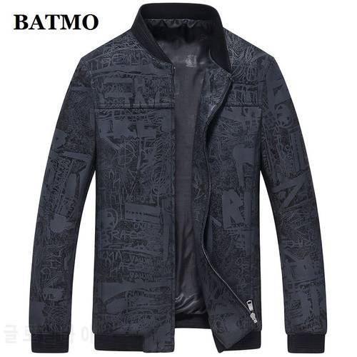 BATMO 2021 new arrival high quality natural sheepskin jackets men,male Genuine Leather coat ,PDD35