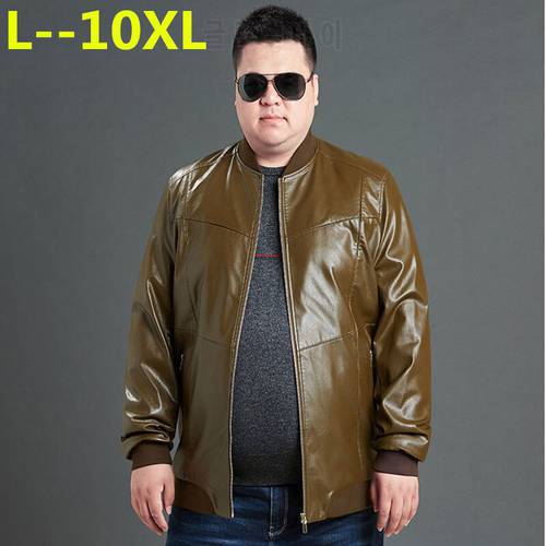 8xl 6xl leather 10xl jacket men design male casual motorcycle leather jacket mens fashion veste en cuir genuine jackets