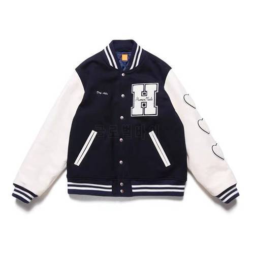 Vintage Baseball Jackets Men Furry Letter Embroidery Patch Varsity Jacket Thick College Style Casual Chaquetas Loose Couple Coat