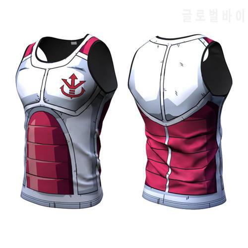 2021 Harajuku Cosplay Anime characer Rose Red Men Quick Drying Fitness Vest Summer vest Men Anime MMA Fitness Tops