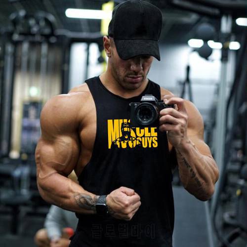 Gym Tank Top Men Fitness Clothing Mens Bodybuilding Tank Tops Summer Gym Clothing for Male Sleeveless Shirts Fashion Vest